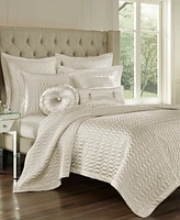 J Queen New York Satinique Quilted Decorative Pillow, 20" x 20"