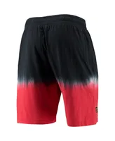 Men's Mitchell & Ness Black, Red Chicago Bulls Hardwood Classic Authentic Shorts