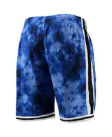 Men's Mitchell & Ness Royal Philadelphia 76ers Hardwood Classics 2000 Galaxy Swingman Shorts