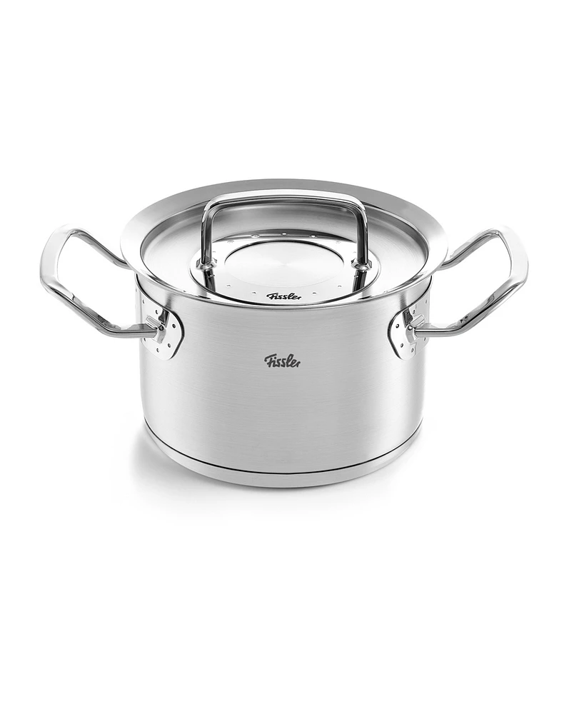 Fissler Original-Profi Collection Stainless Steel Stock Pot with Lid, 2.3 Quart