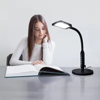 Brightech Litespan 56" Led 2-in-1 Gooseneck Adjustable Floor or Desk Lamp