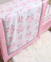 The Peanutshell Floral Crib Bedding Set, 3 Piece