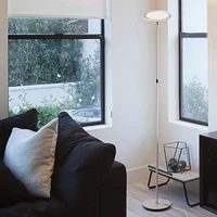 Brightech Sky 63" Super Bright Led Torchiere Modern Floor Lamp with Adjustable Head