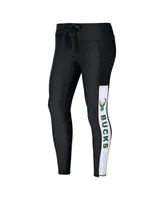 Women's Wear by Erin Andrews Black Milwaukee Bucks Leggings