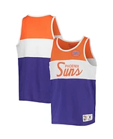 Big Boys Mitchell & Ness Purple, Orange Phoenix Suns Hardwood Classics Special Script Tank Top