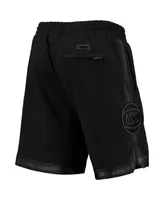 Men's Pro Standard Atlanta Hawks Triple Black Gloss Shorts