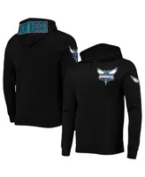 Men's Pro Standard Black Charlotte Hornets Logo Pullover Hoodie