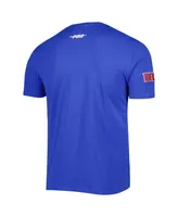 Men's Pro Standard Blue Detroit Pistons Mash Up Capsule T-shirt