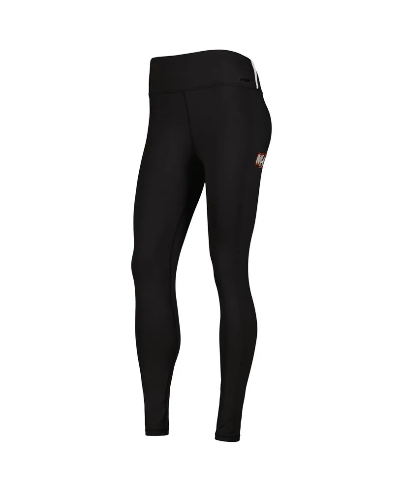 Women's Pro Standard Black Miami Heat Classics Lux Leggings