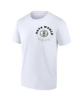 Men's Fanatics White Brooklyn Nets Street Collective T-shirt