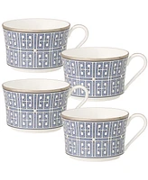 Noritake Infinity 4 Piece Cup Set, Service for