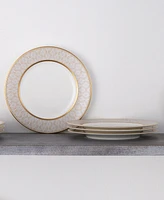 Noritake Noble Pearl Set Of 4 Salad Plates, 8-1/2"
