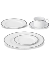 Noritake Whiteridge Platinum 5 Pc Place Setting