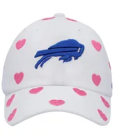 Girls Toddler '47 White Buffalo Bills Surprise Clean Up Adjustable Hat