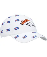 Unisex '47 White Denver Broncos Confetti Clean Up Adjustable Hat