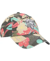 Women's '47 Charcoal Chicago Bears Plumeria Clean Up Adjustable Hat