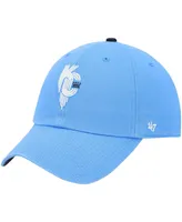 Men's '47 Light Blue Kansas City Royals Area Code City Connect Clean Up Adjustable Hat