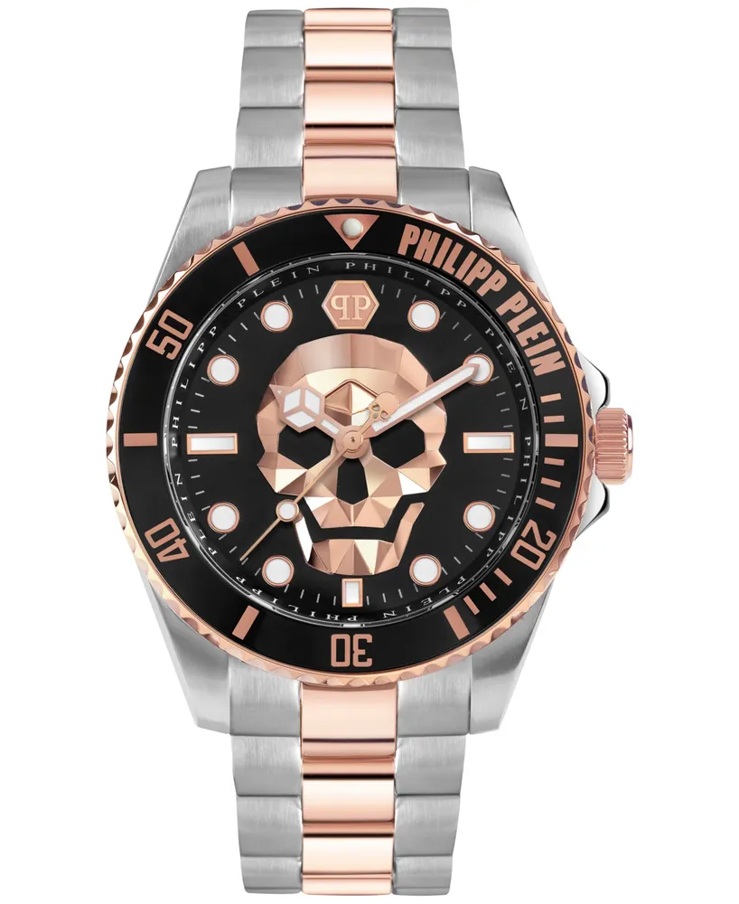 Philipp Plein Men's The $kull Two Tone Stainless Steel Bracelet Watch 44mm