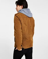 Levi's Men's Sherpa Lined Two Pocket Hooded Trucker Jacket