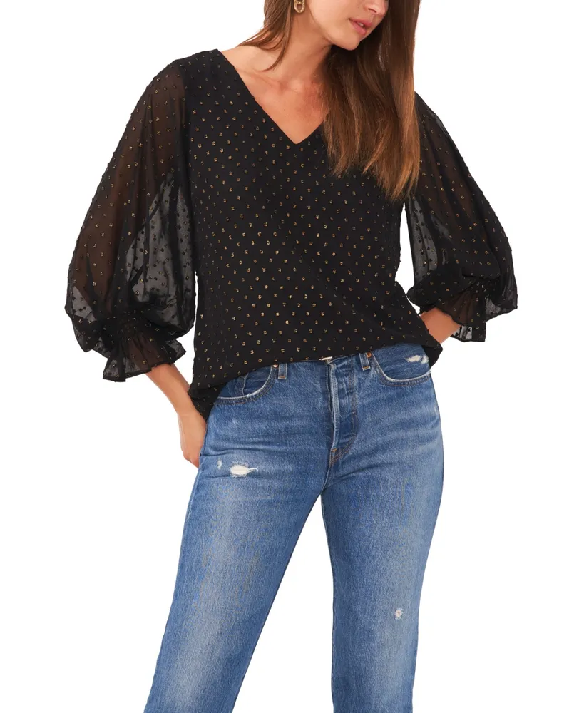 vince camuto v neck top