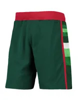 Men's Mitchell & Ness Green Milwaukee Bucks 1983-84 Hardwood Classics Authentic Shorts