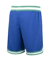 Men's Mitchell & Ness Blue Dallas Mavericks 1998/99 Hardwood Classics Authentic Shorts