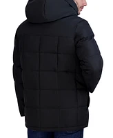 Cole Haan Men's Parka with Fleece-Lined Hood