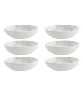 Fortessa Melamine Palace Bianco Coupe Round Bowls, Set of 6