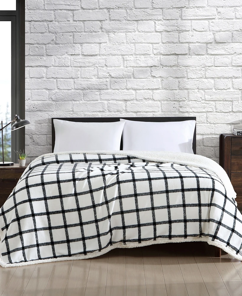Eddie Bauer Plaid Ultra Soft Plush Fleece Blanket