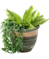 Sunnydaze Decor Purlieu Ceramic Planter - 15