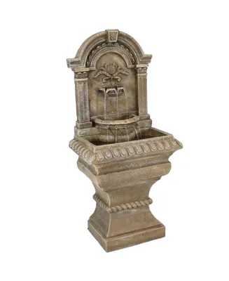 Sunnydaze Decor Ornate Lavello Standing Outdoor Waterfall Fountain - 51 in