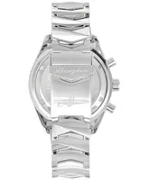 Abingdon Co. Women's Jackie Chronograph Multifunctional Stainless Steel Bracelet Watch 41-1/2mm