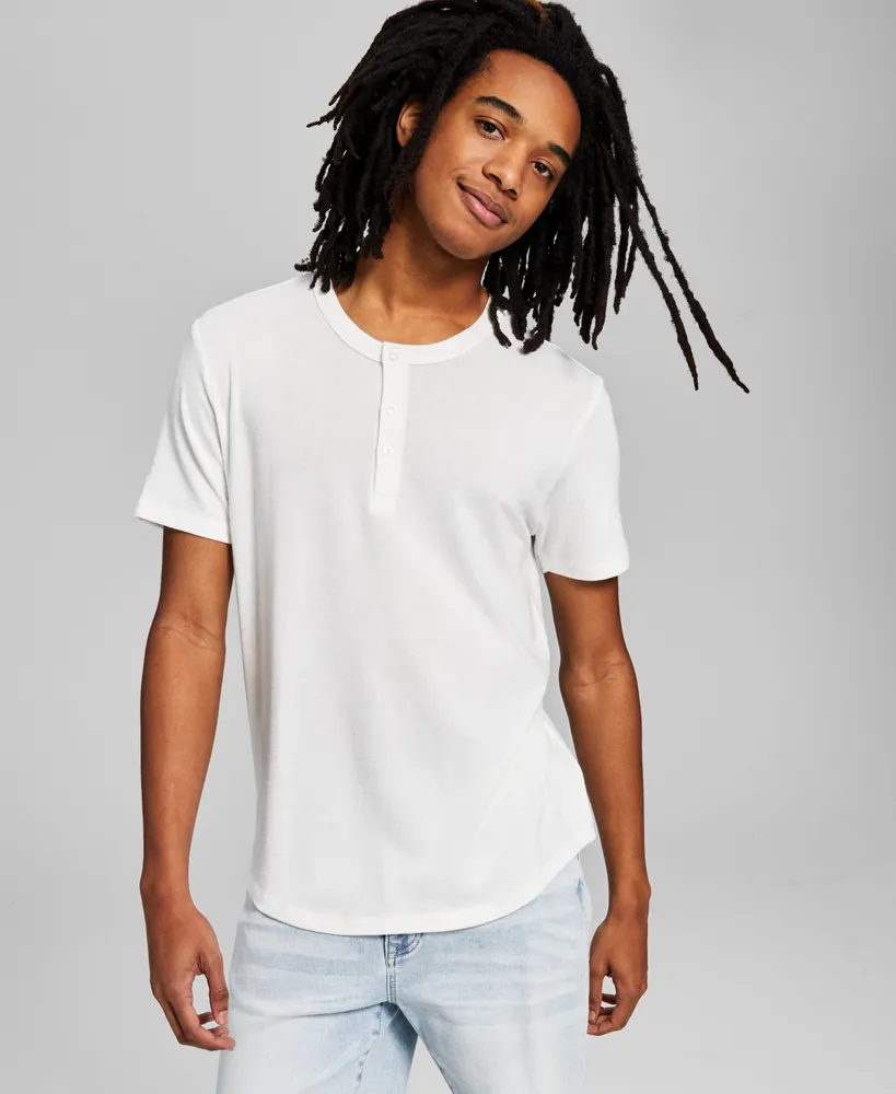 Short Sleeve Henley Top, Created for Macy's