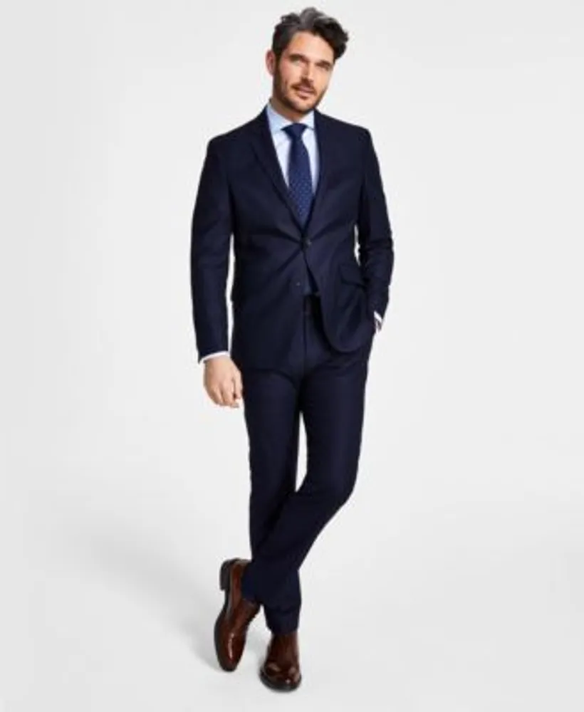 Kenneth Cole Reaction Mens Techni Cole Slim Fit Suit Separate