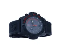 Luminox Men's Swiss Chronograph Navy Seal Dive Black Rubber Strap Watch 45mm