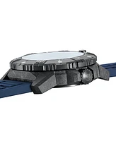 Luminox Men's Swiss Automatic Master Carbon Seal Blue Rubber Strap Watch 45mm