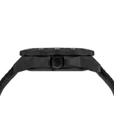 Luminox Men's Swiss F-11 Nighthawk Pilot Gmt Black Kevlar Strap Watch 44mm