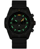 Luminox Men's Swiss Chronograph Bear Grylls Survival Eco Master Series Olive Strap Watch 45mm