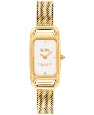 Coach Women's Cadie Stainless Steel Mesh Bracelet Watch, 17.5 x 28.5mm