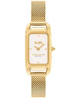Coach Women's Cadie Stainless Steel Mesh Bracelet Watch, 17.5 x 28.5mm