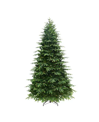 Puleo 7.5FT Pre-Lit Rutland Spruce Artificial Christmas Tree