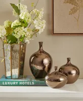 Madison Park Signature Ansen Metallic Vase Set of 3