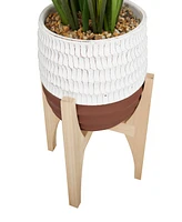 Contemporary Tall Grass Artificial Plant, 34.9"