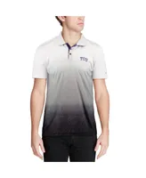 Men's Colosseum Gray Tcu Horned Frogs Magic Team Logo Polo Shirt