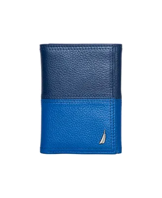 Nautica Men's Trifold Leather Wallet