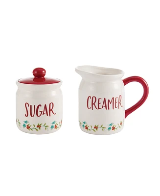 Winterberry Sugar and Creamer Set