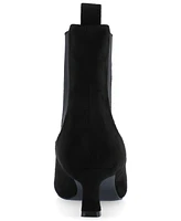 Journee Collection Women's Tenlee Pointed Toe Kitten Heel Dress Booties