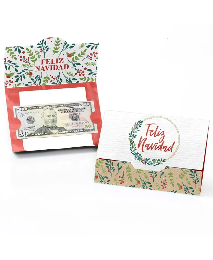Big Dot of Happiness Assorted Red and Green Holiday - Christmas Money and  Gift Card Sleeves - Nifty Gifty Card Holders - 8 Ct 