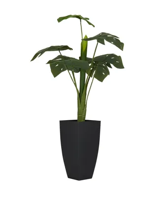 Contemporary Monstera Artificial Plant, 26.5"