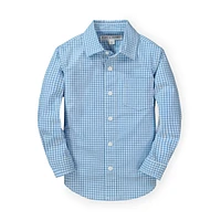 Hope & Henry Baby Boys Organic Poplin Button Down Shirt